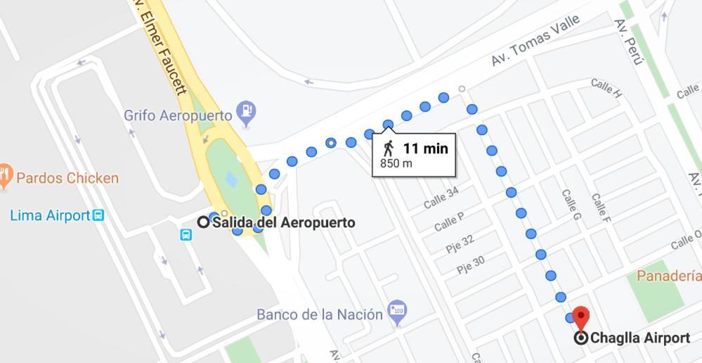 Chaglla Airport Bed & Breakfast Callao Exterior foto